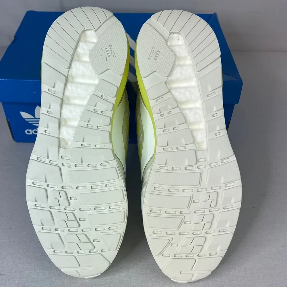 Adidas Men's Originals‎ ZX 2K Boost 2.0 Neon Slime Green White Sneakers Sz 10.5